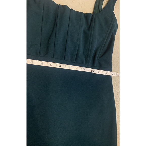 Windsor Maxi Dress Small Hunter Green Mermaid Lattice Prom Pageant Formal Gown - Picture 11 of 14